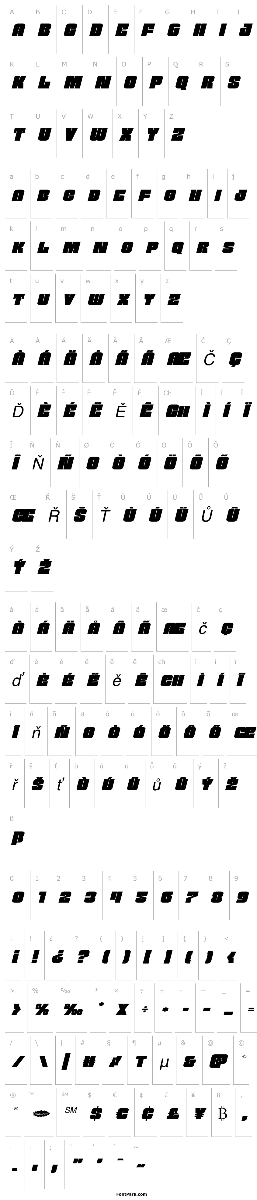 Přehled Funk Machine Expanded Italic