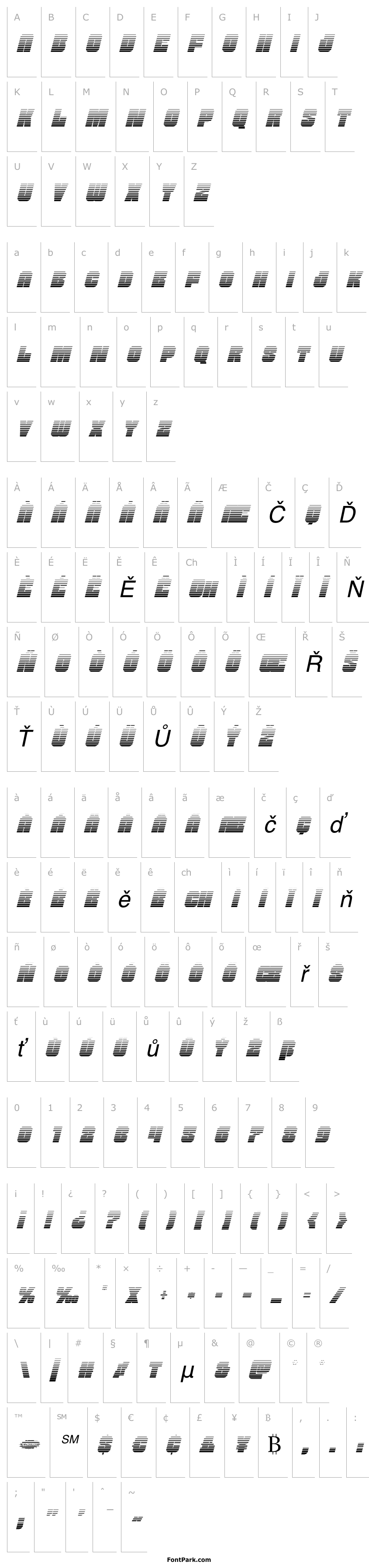 Overview Funk Machine Gradient Italic