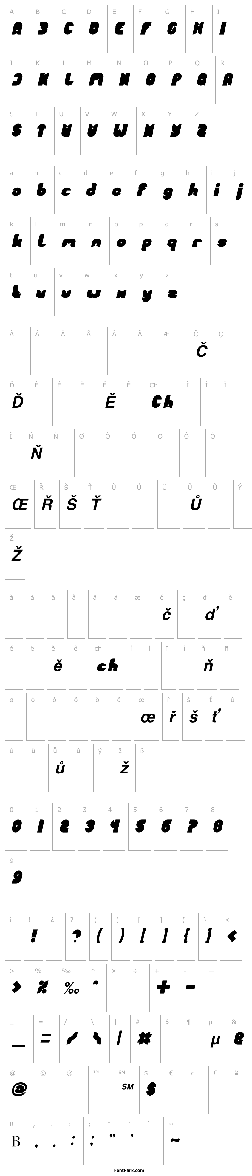 Overview FUNNY SPORT Bold Italic