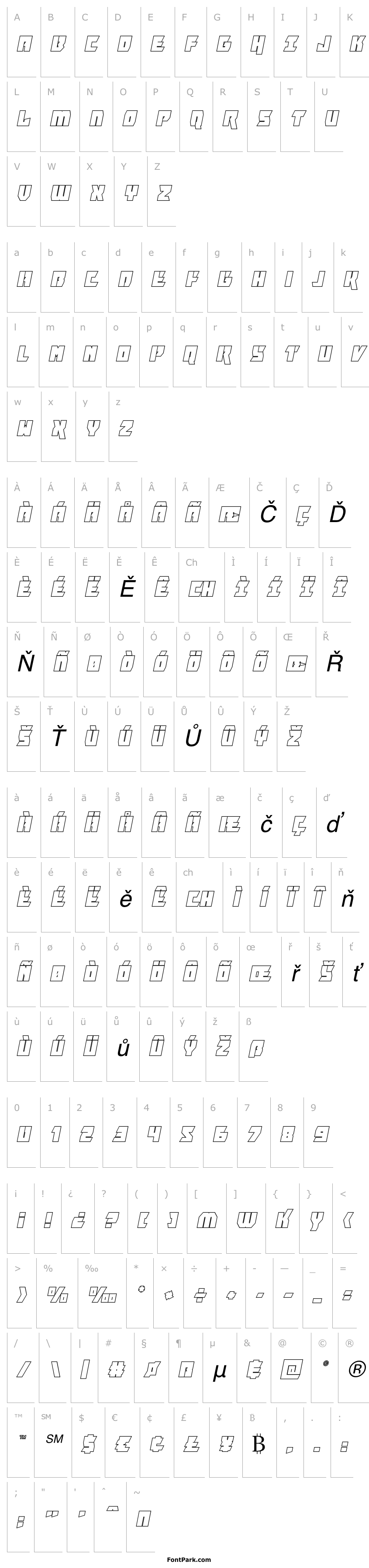 Přehled Furiosa Outline Italic