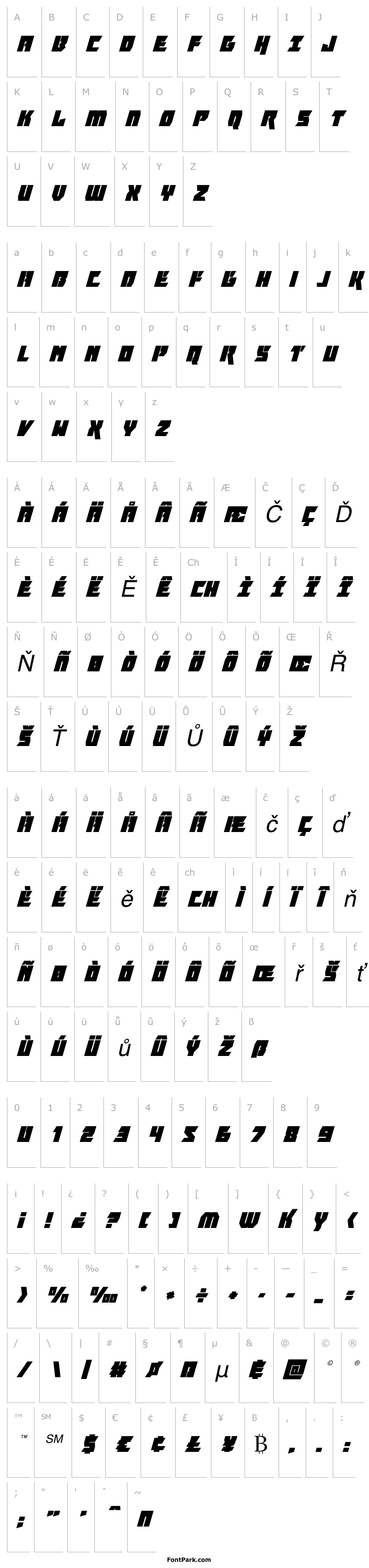 Přehled Furiosa Super-Italic