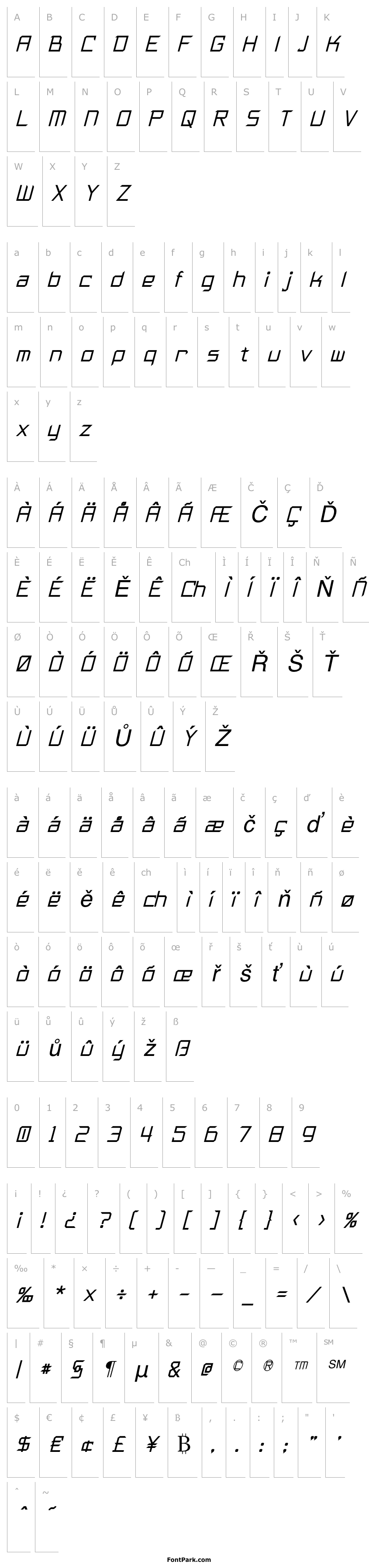 Přehled Furmanite Italic