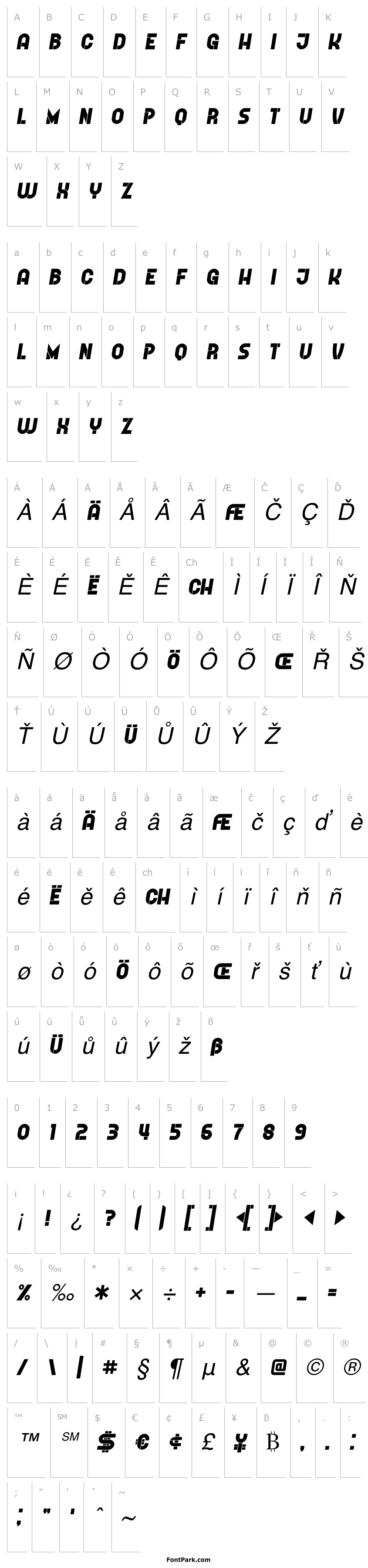 Přehled Further Italic