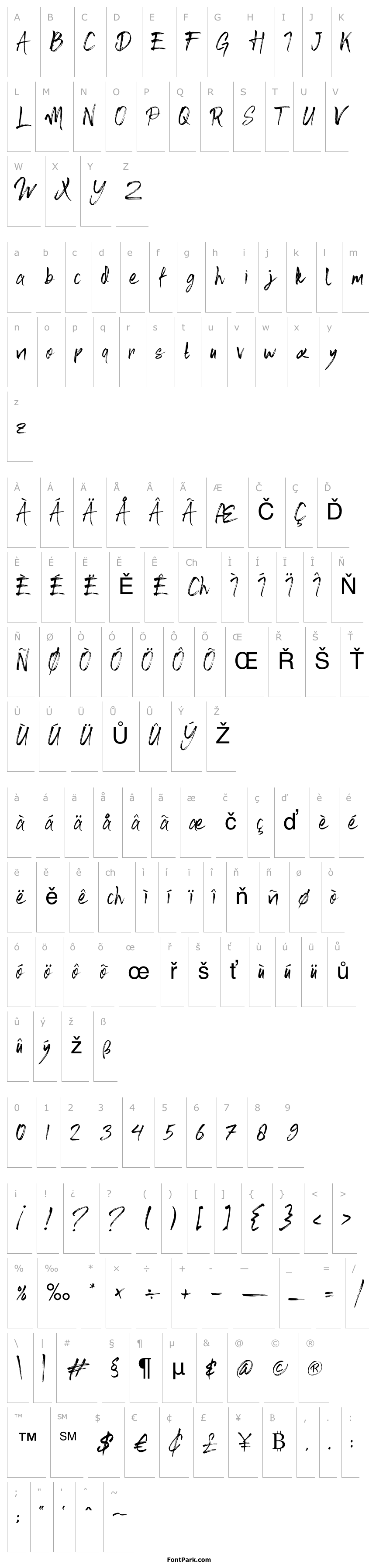 Fusha Brush Font | FontPark.com