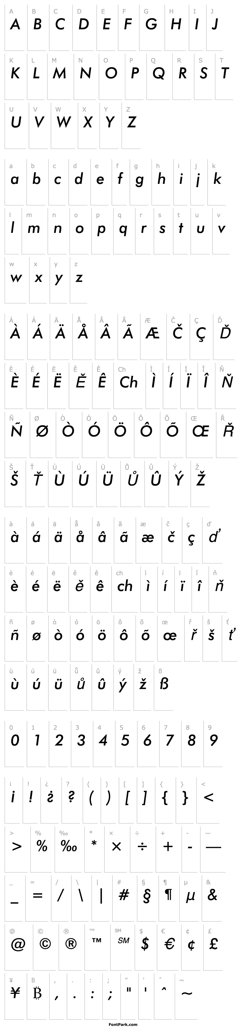 Overview Futura Medium Italic BT