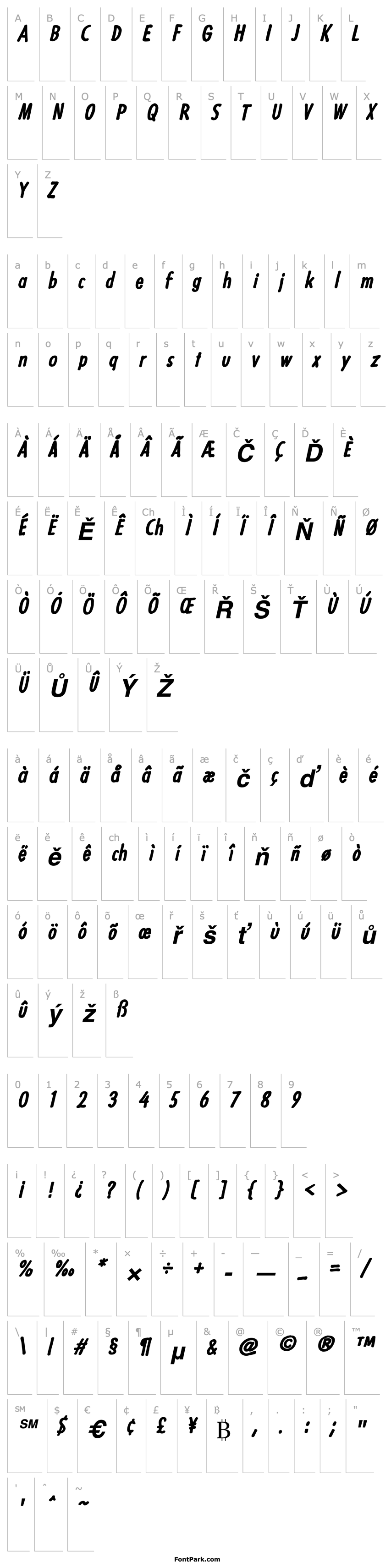 Overview Futuramano Condensed Bold Italic PDF