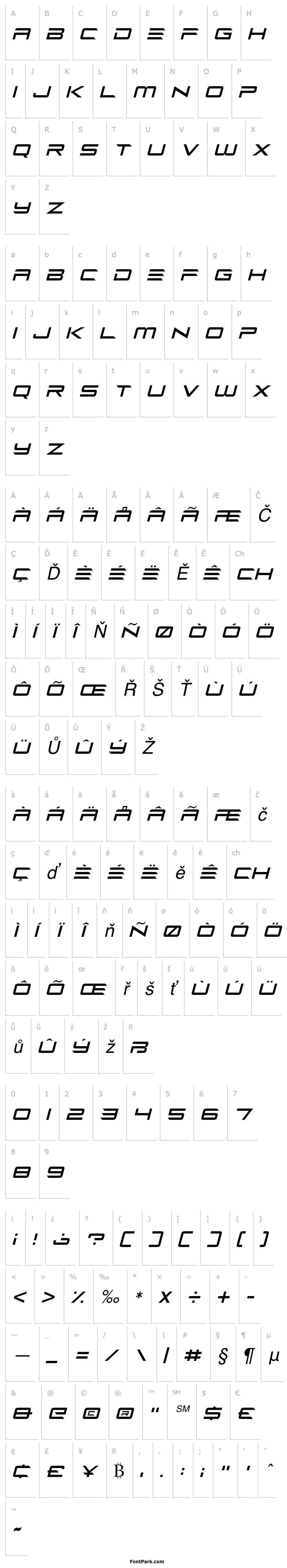 Overview Future Z Italic