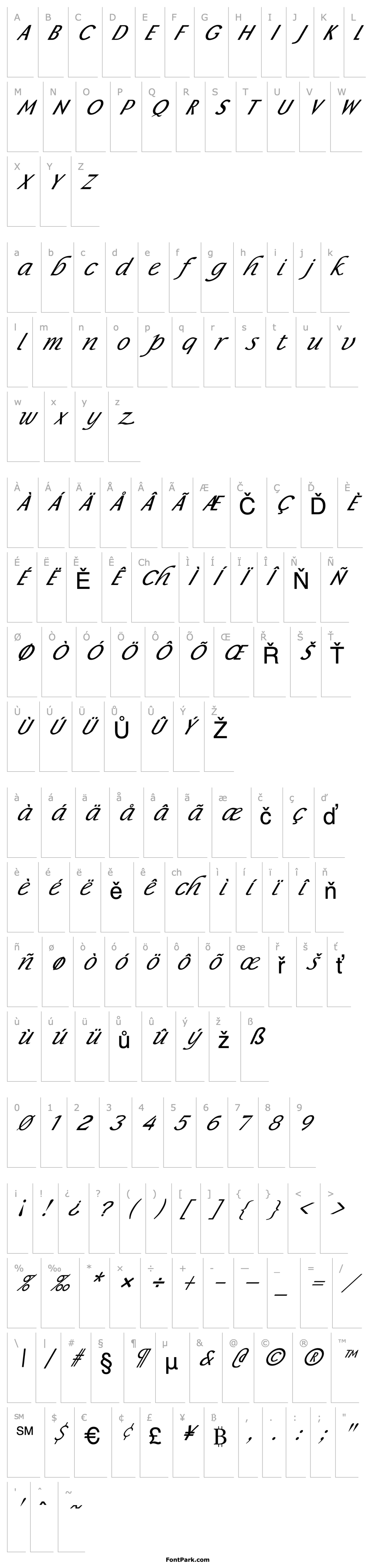 Přehled FZ BASIC 15 ITALIC