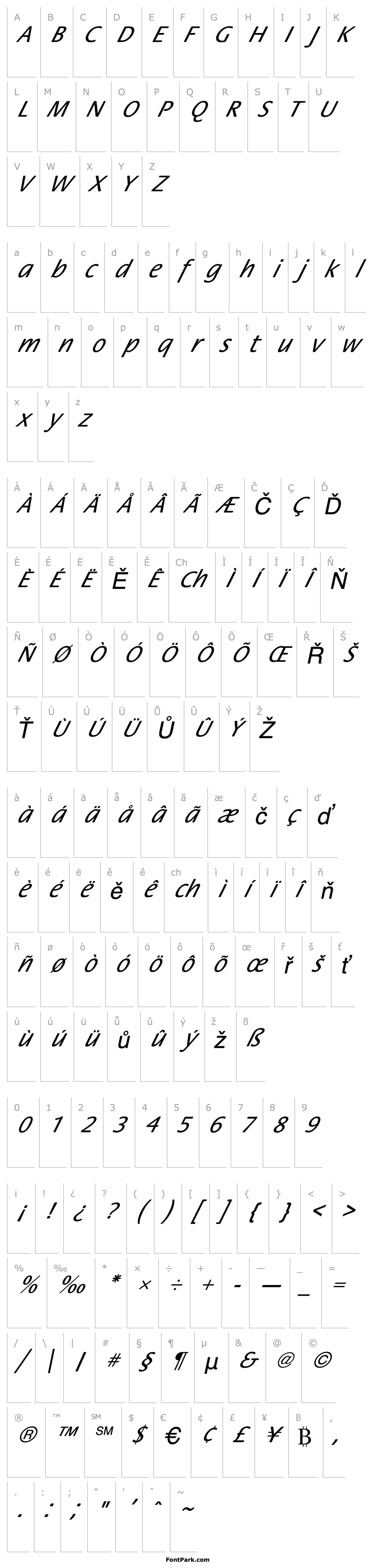 Overview FZ BASIC 17 ITALIC