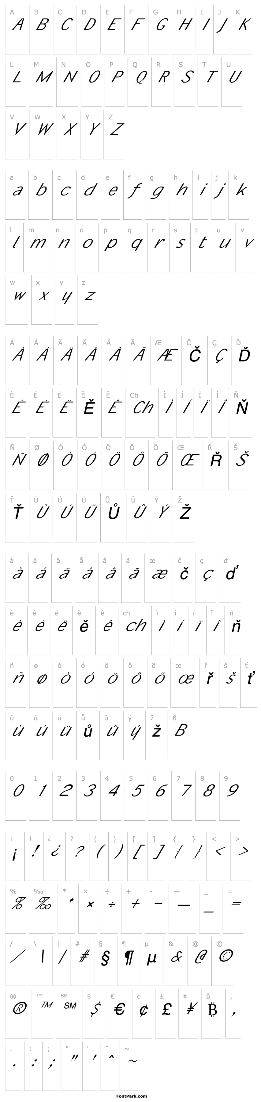 Overview FZ BASIC 21 ITALIC