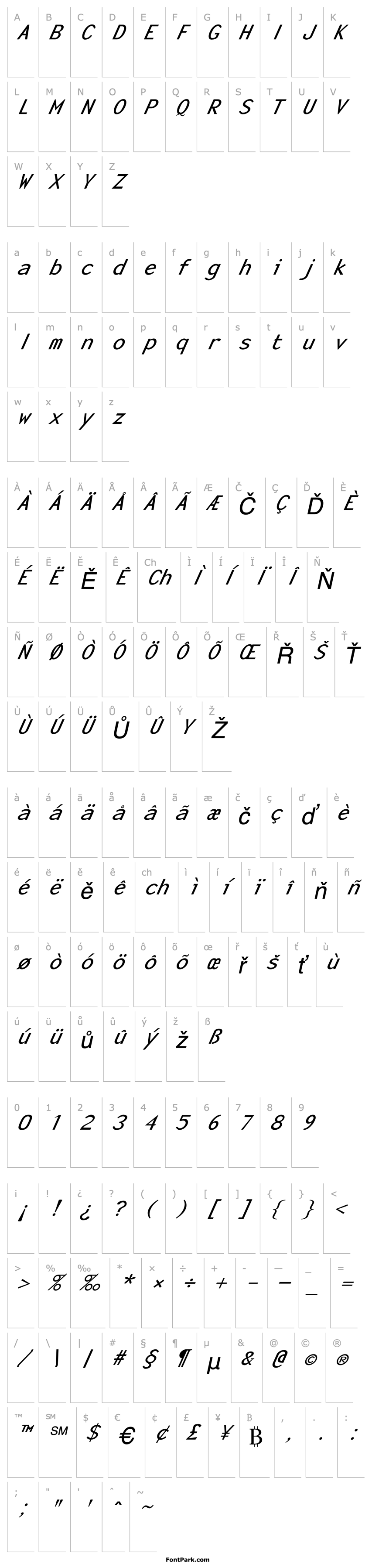 Overview FZ BASIC 23 ITALIC