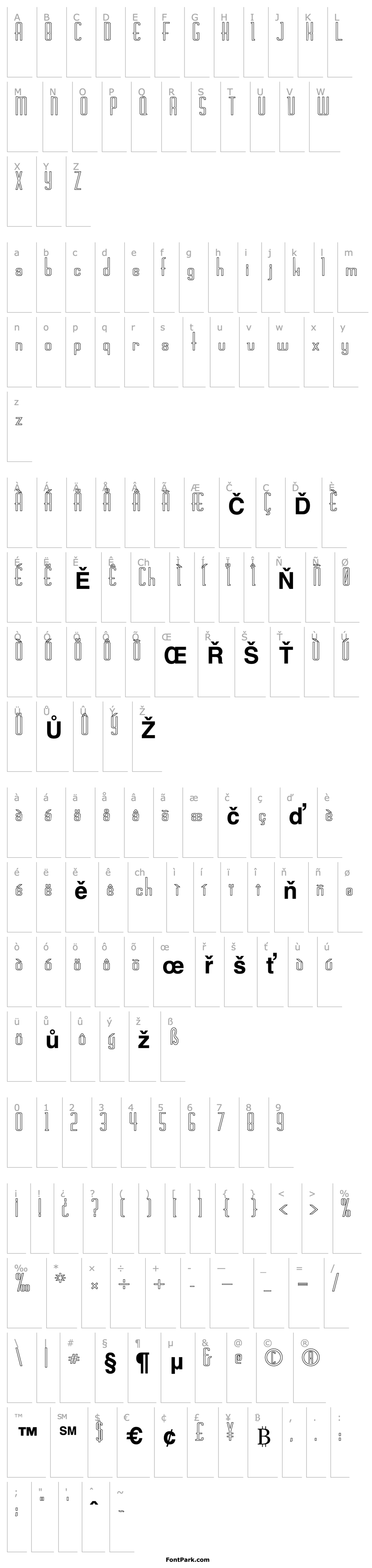 Overview FZ BASIC 44 HOLLOW