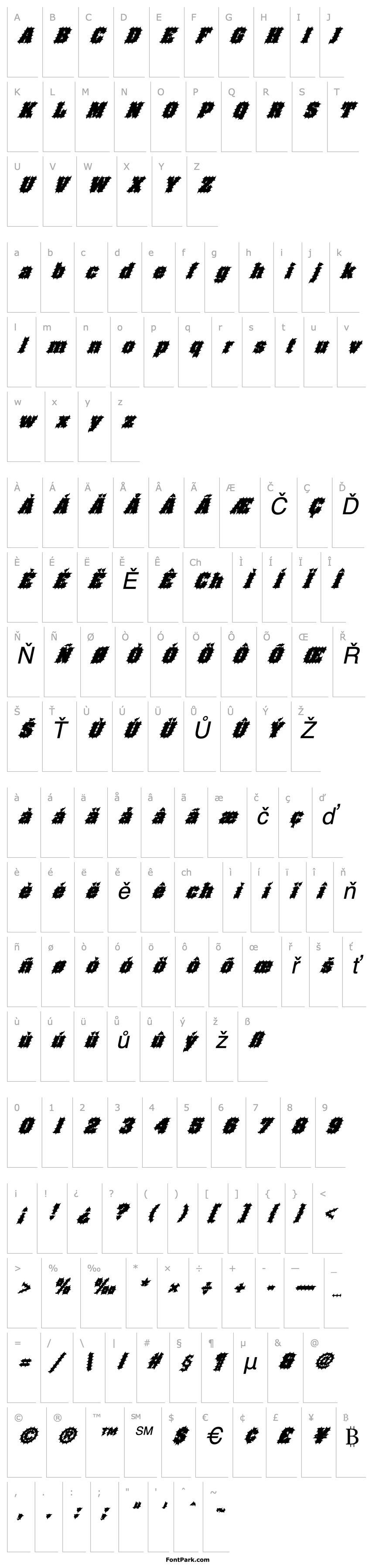 Přehled FZ BASIC 52 SPIKED ITALIC