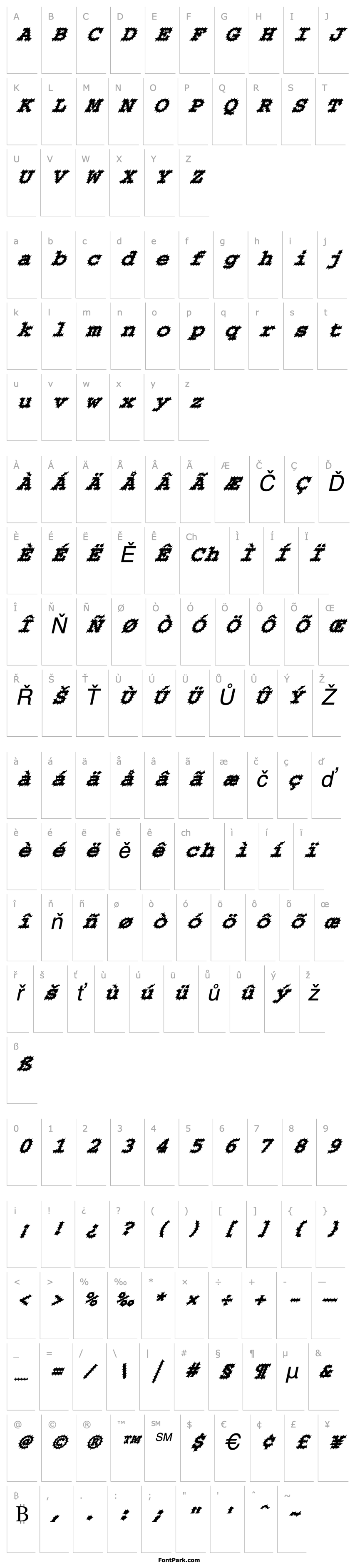 Přehled FZ BASIC 54 SPIKED ITALIC