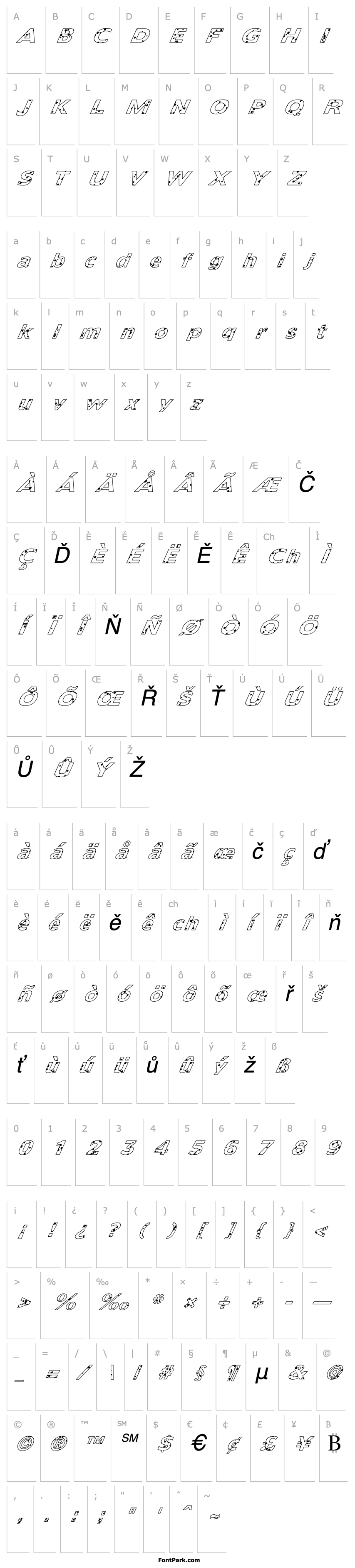 Přehled FZ BASIC 55 SPOTTED ITALIC