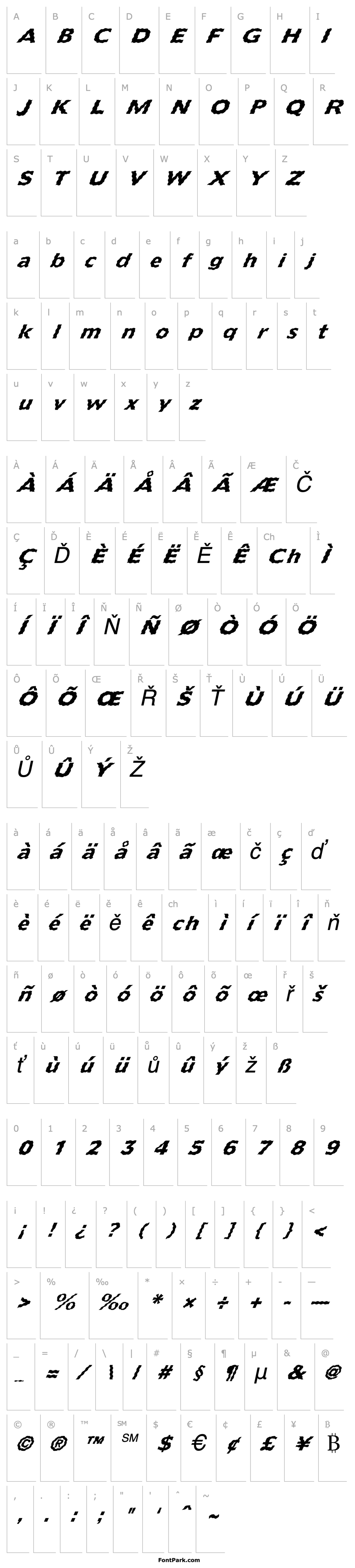 Overview FZ BASIC 55 WAVEY ITALIC