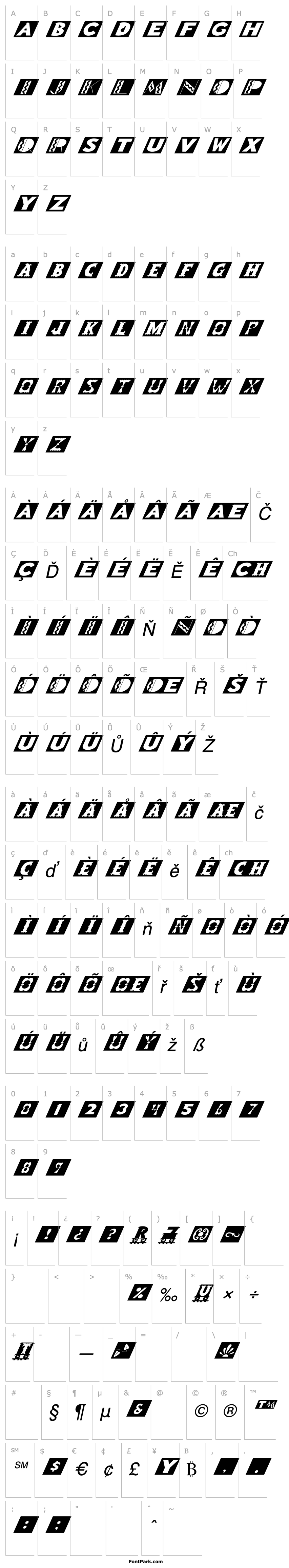 Overview FZ BORDERS 15 ITALIC