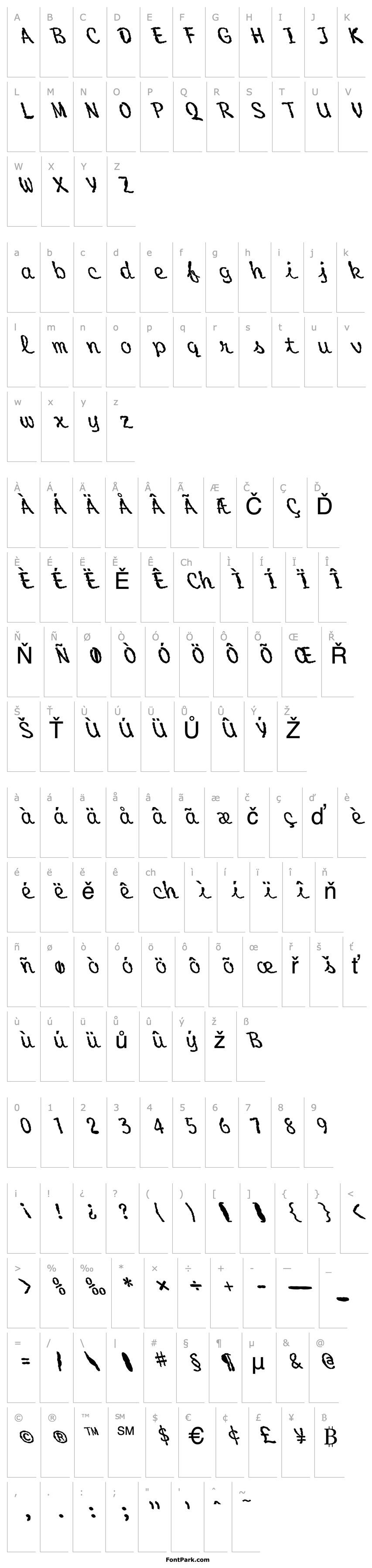 Overview FZ HAND 20 MANGLED LEFTY