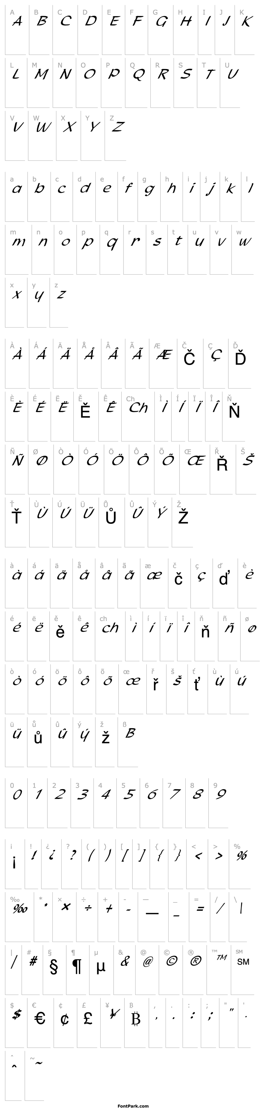 Overview FZ HAND 21 ITALIC