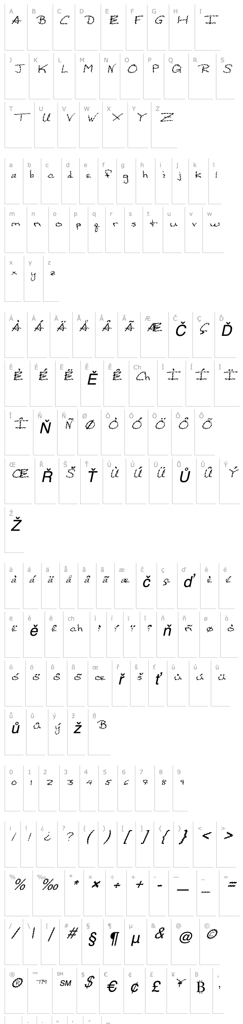 Přehled FZ HAND 24 SPIKED ITALIC