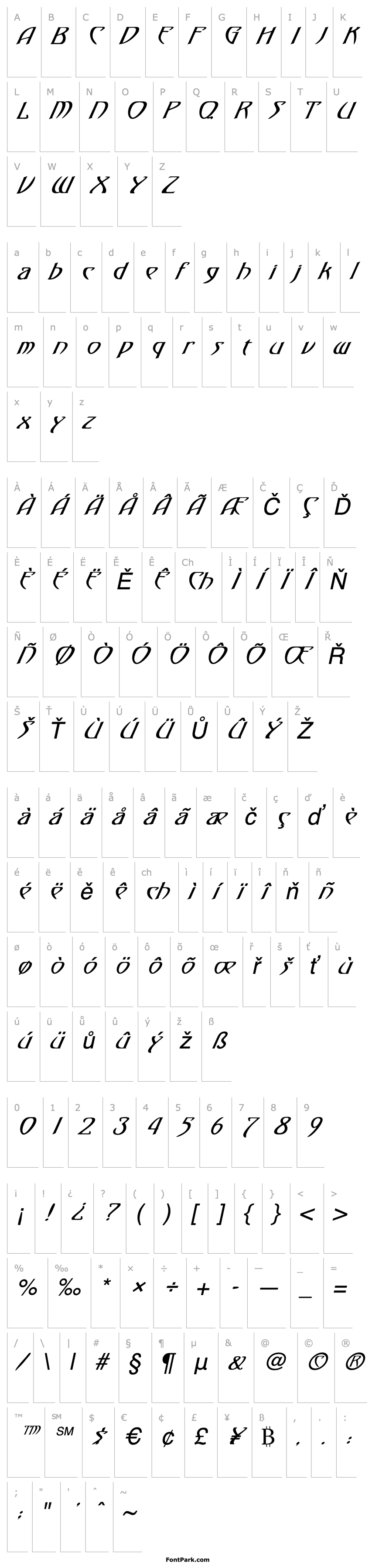 Overview FZ JAZZY 1 ITALIC