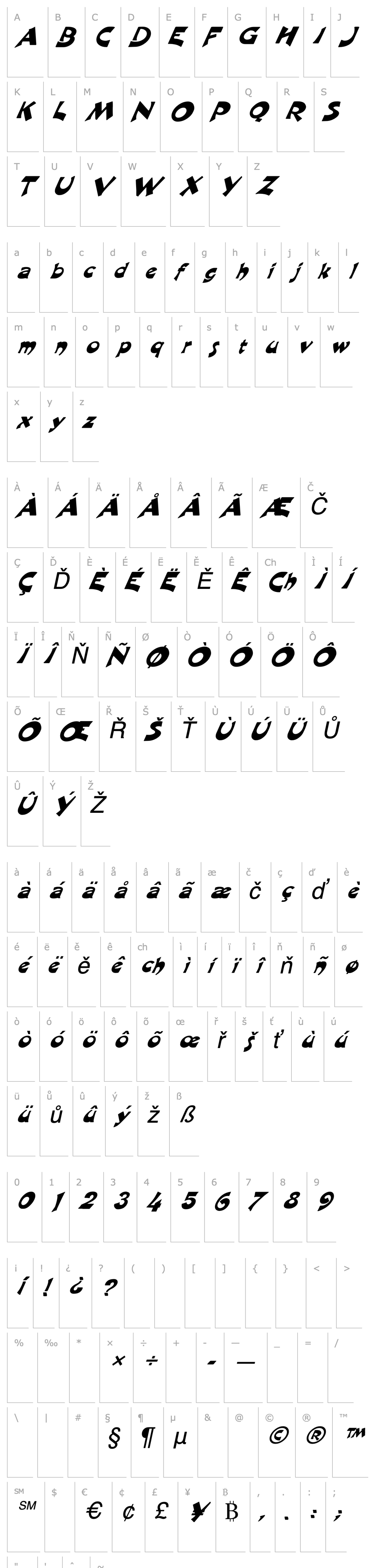 Overview FZ JAZZY 11 ITALIC