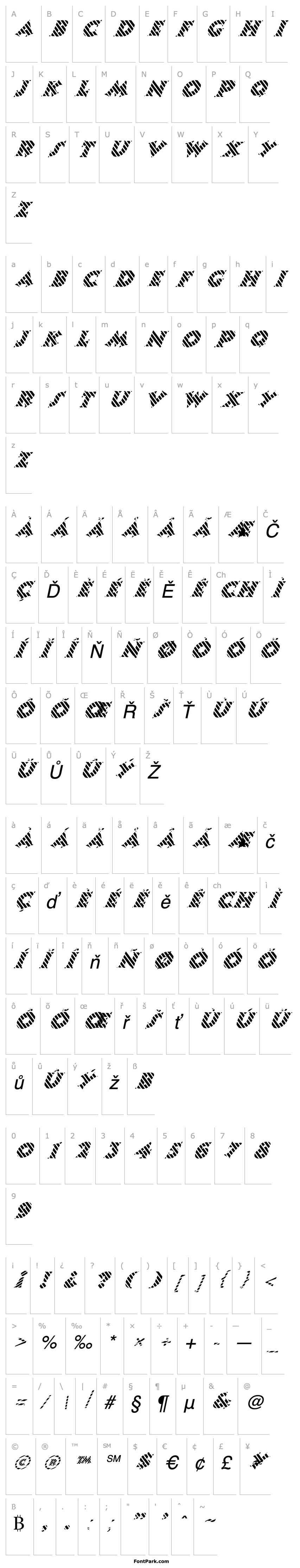 Overview FZ JAZZY 13 STRIPED ITALIC