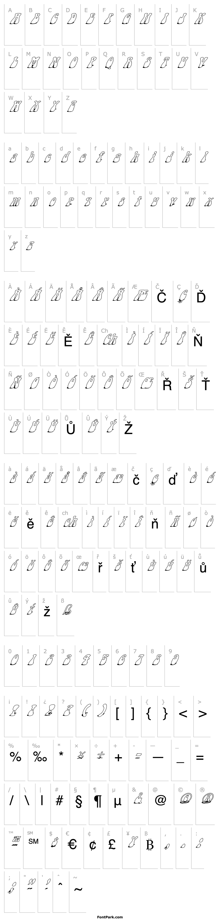 Overview FZ JAZZY 14 SHADOW ITALIC