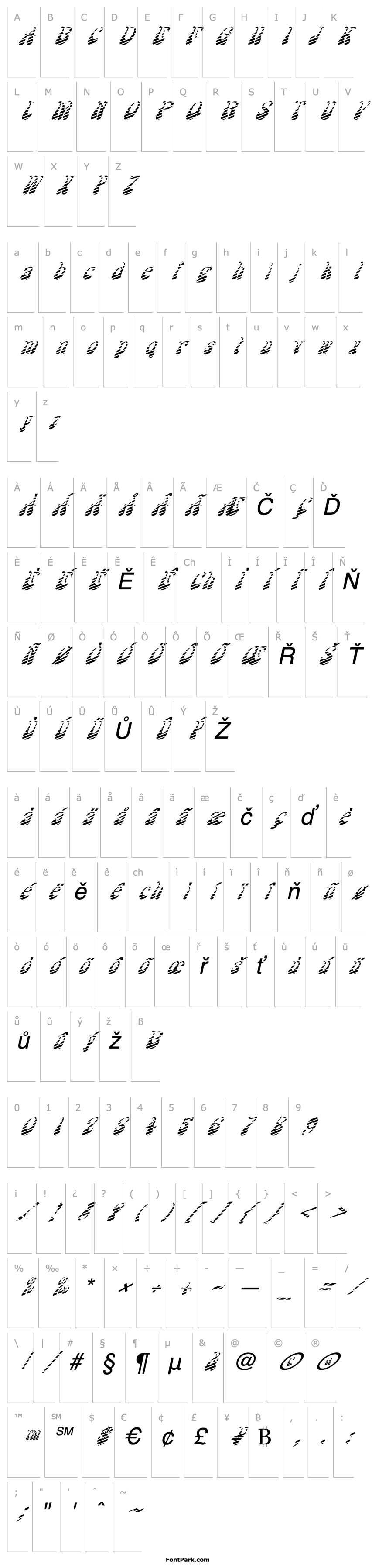 Overview FZ JAZZY 17 STRIPED ITALIC