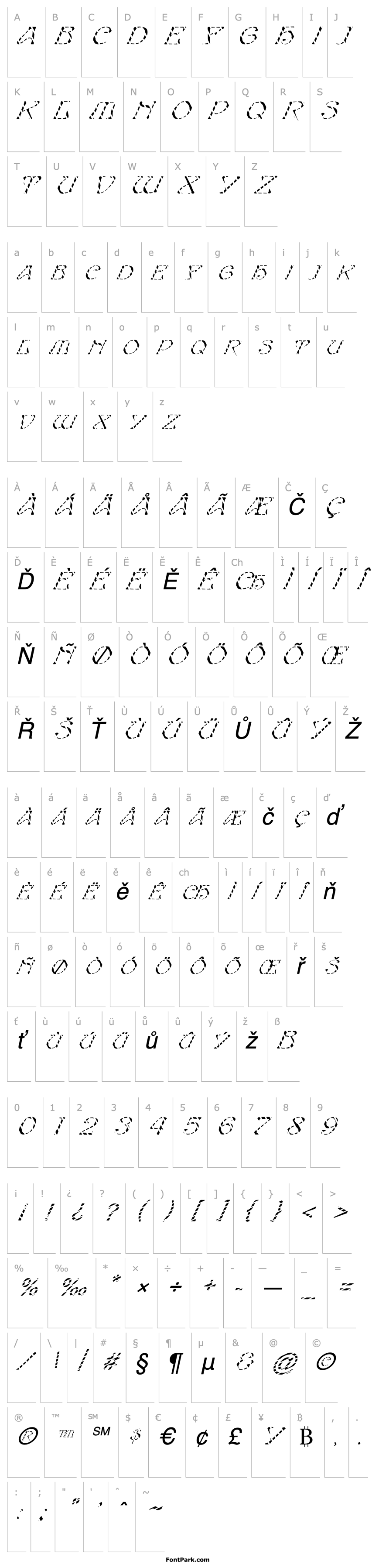 Overview FZ JAZZY 20 STRIPED ITALIC