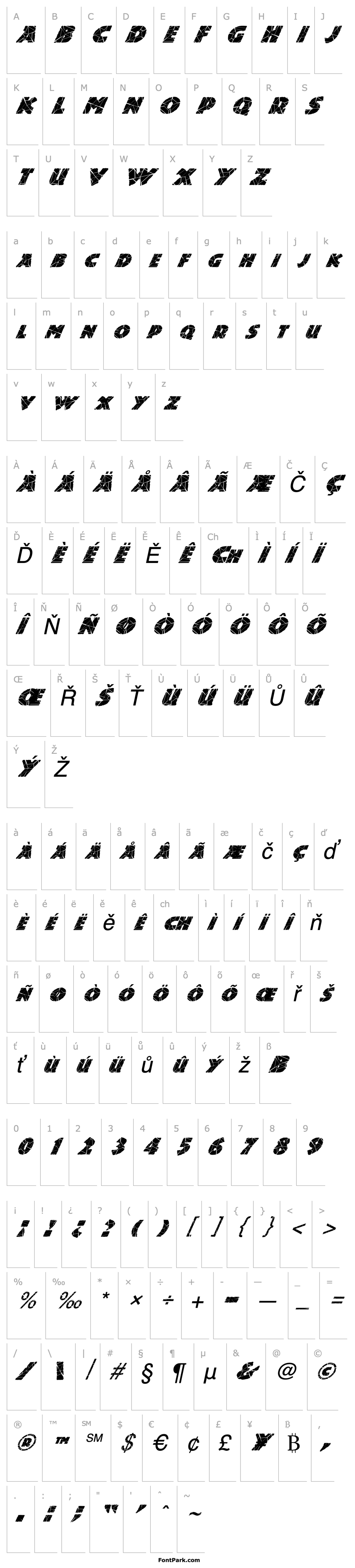 Přehled FZ JAZZY 24 CRACKED ITALIC