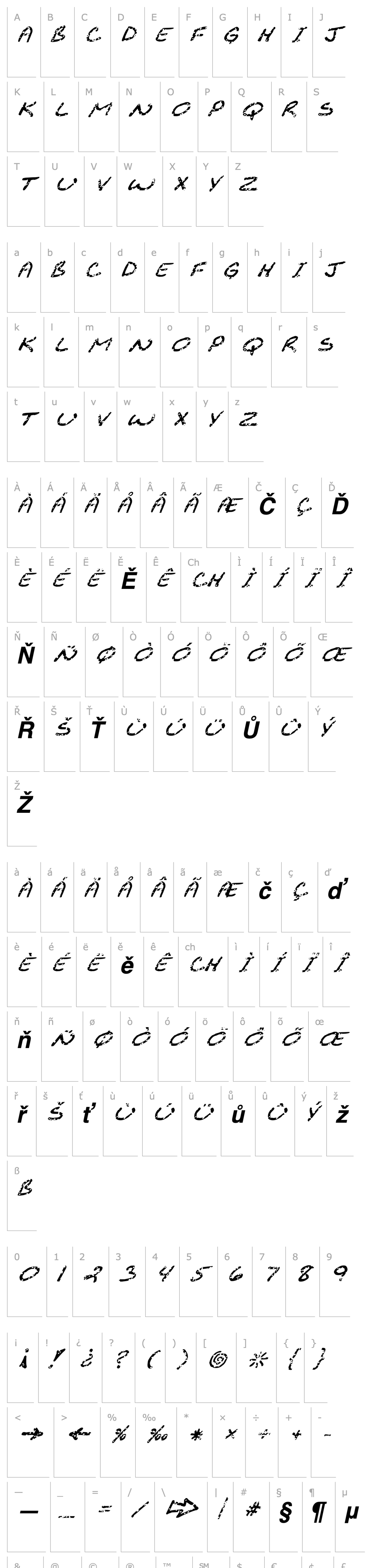 Overview FZ JAZZY 29 HOLEY ITALIC