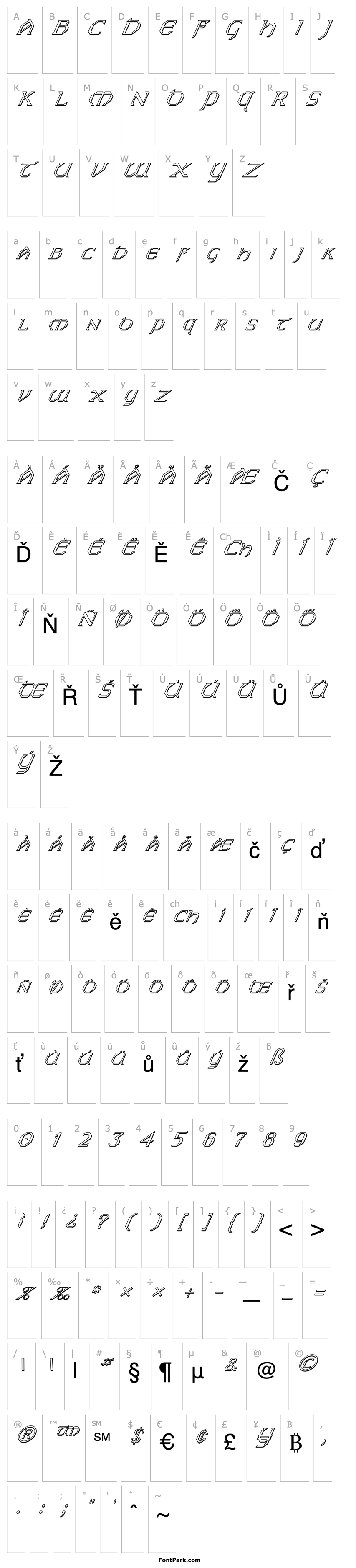 Overview FZ JAZZY 31 3D ITALIC