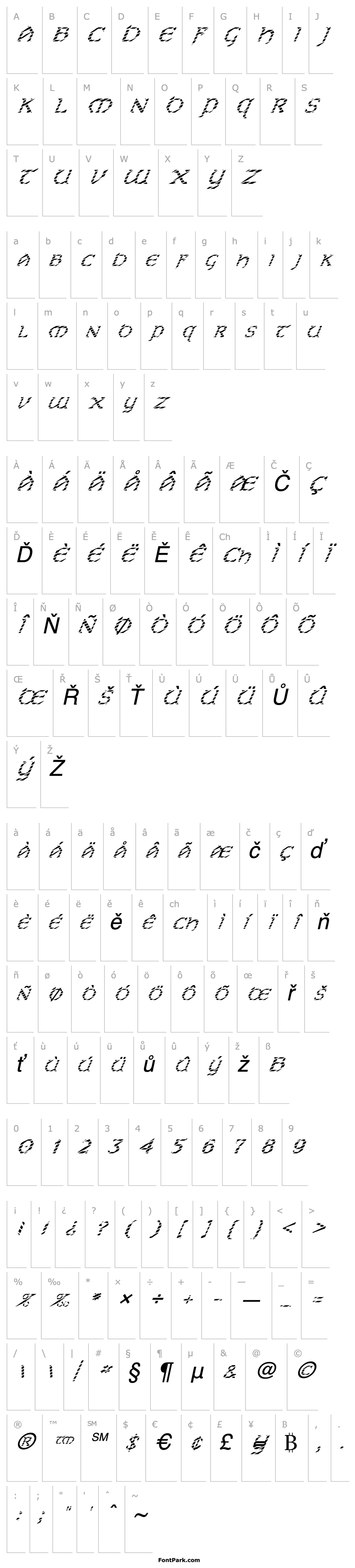 Overview FZ JAZZY 31 STRIPED ITALIC