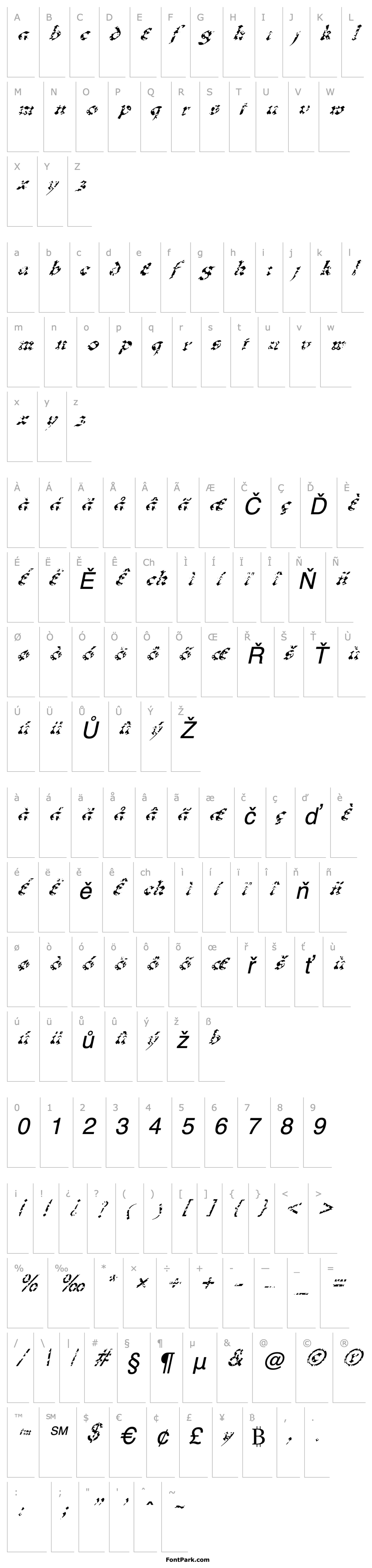 Přehled FZ JAZZY 33 HOLEY ITALIC