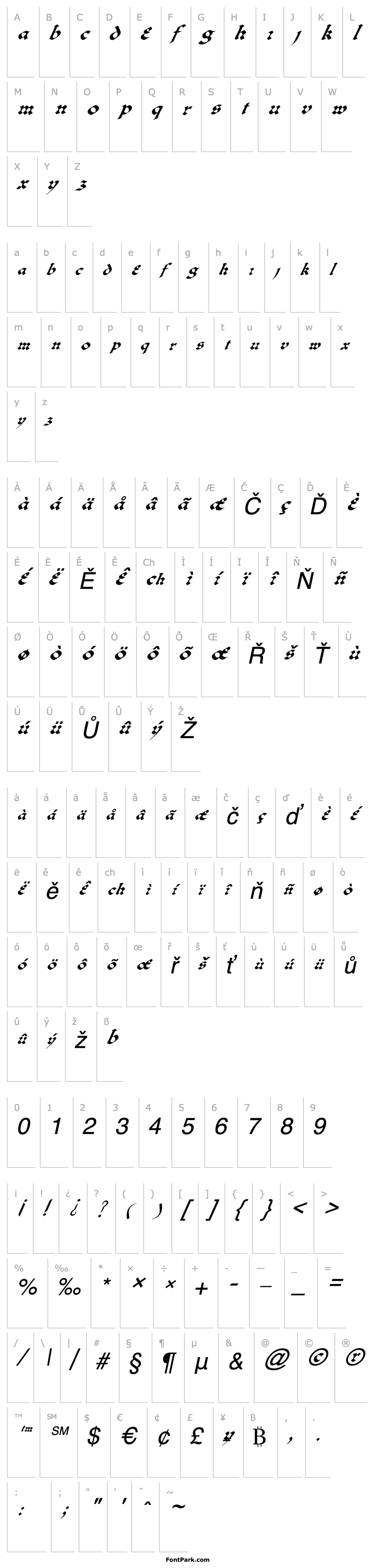 Overview FZ JAZZY 33 ITALIC