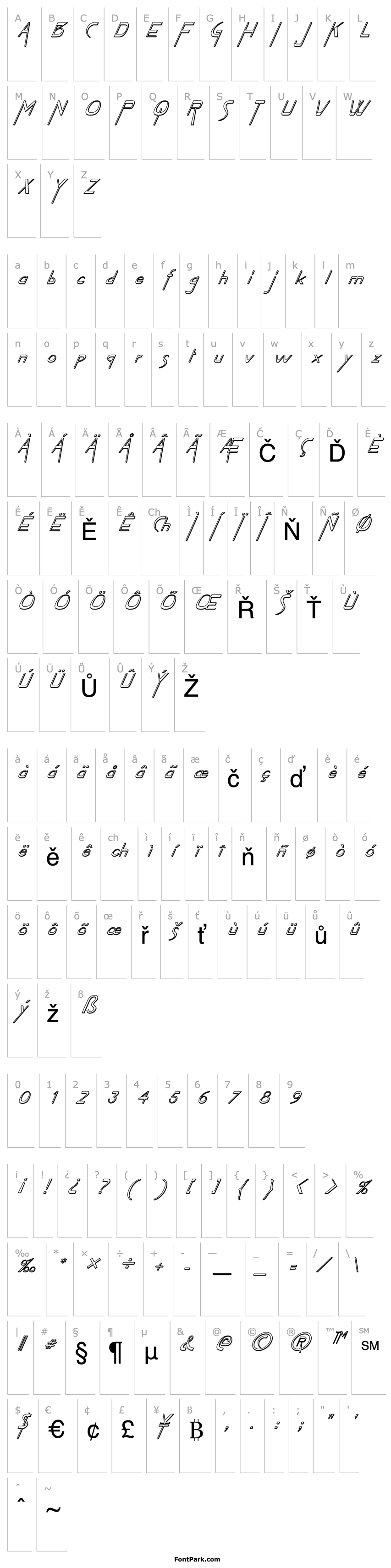 Overview FZ JAZZY 45 3D ITALIC