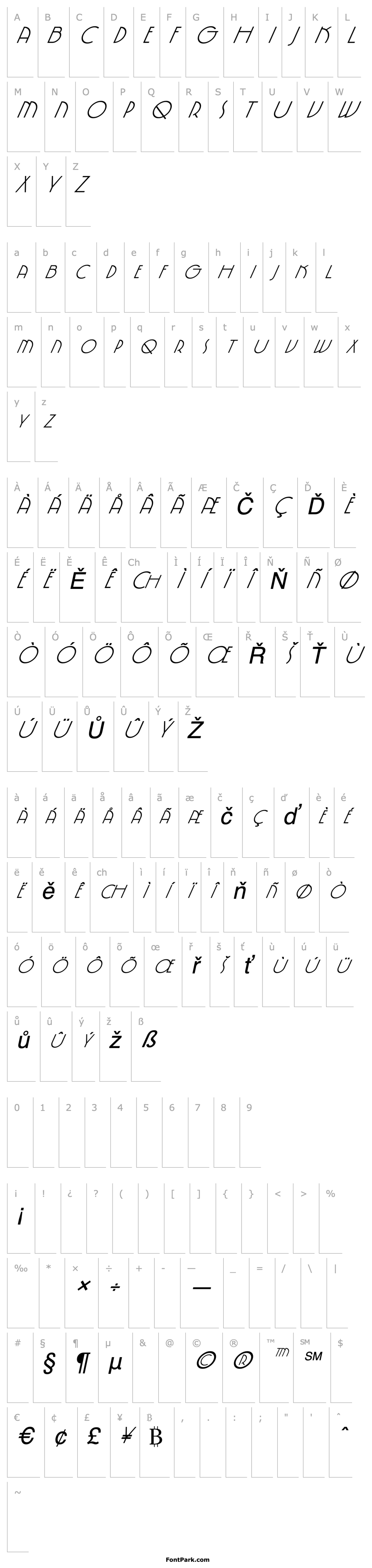 Overview FZ JAZZY 5 ITALIC