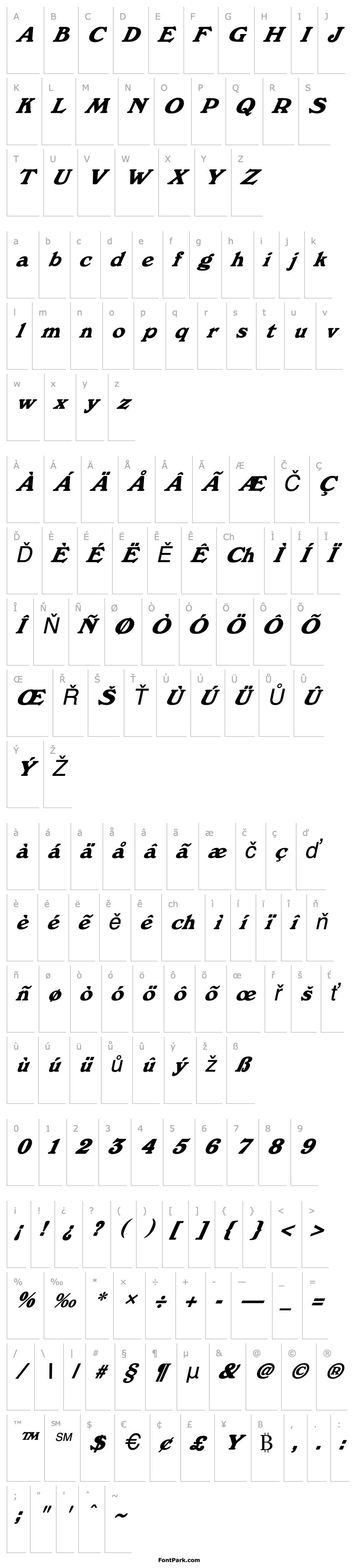 Přehled FZ ROMAN 12 ITALIC