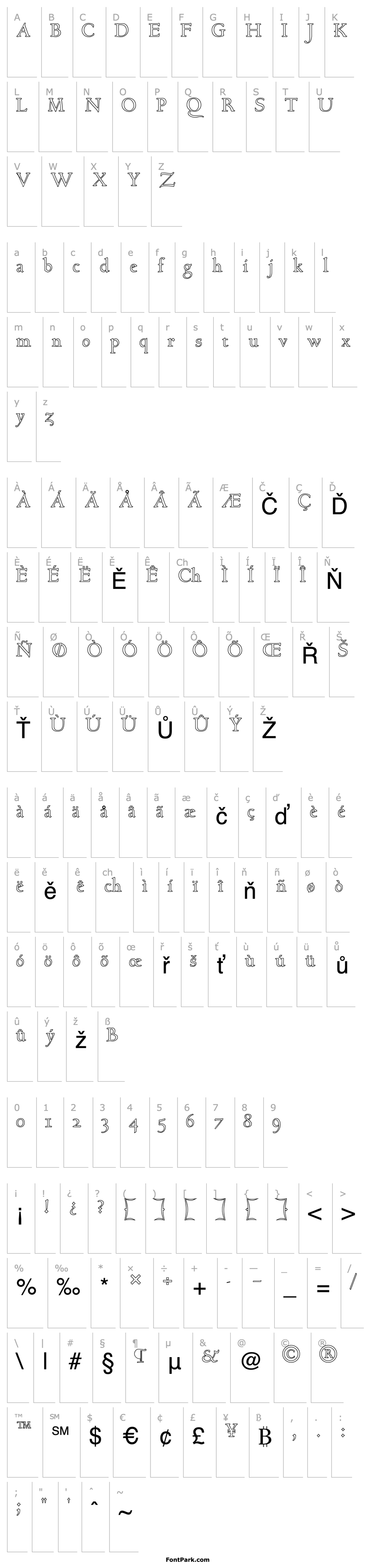 Overview FZ ROMAN 17 HOLLOW