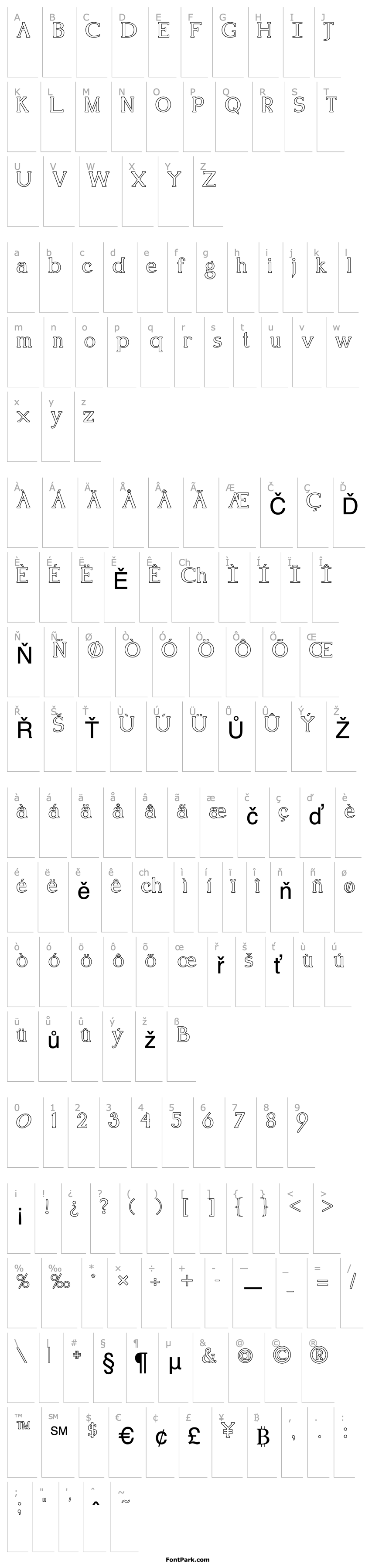 Overview FZ ROMAN 18 HOLLOW