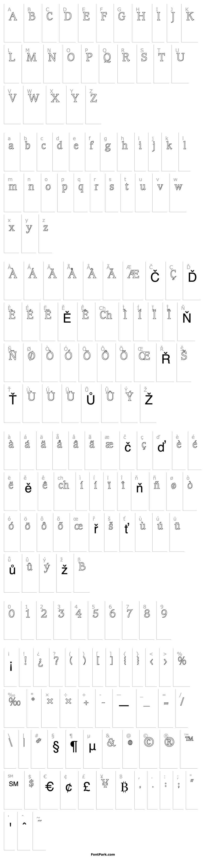 Overview FZ ROMAN 23 HOLLOW