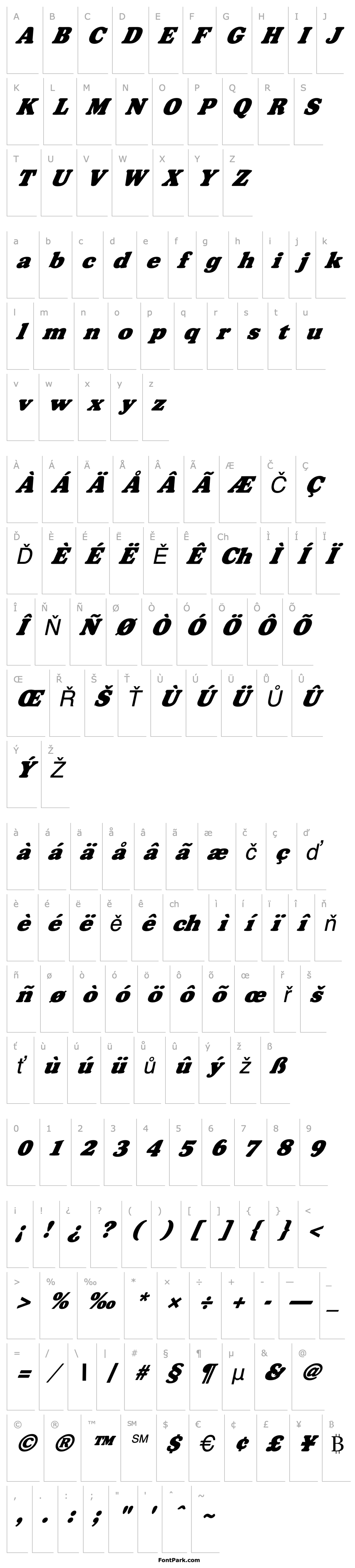 Overview FZ ROMAN 35 ITALIC