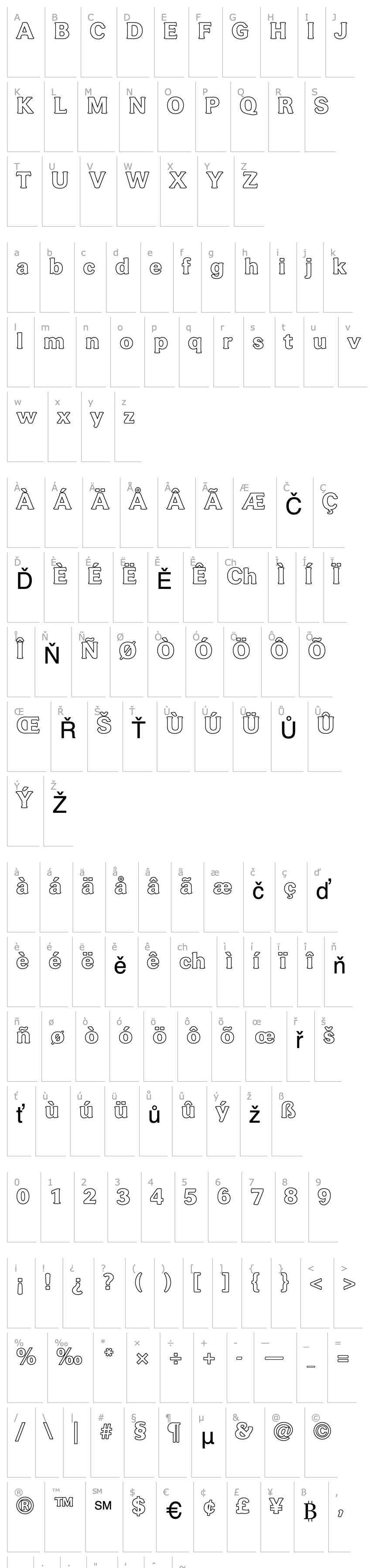 Overview FZ ROMAN 37 HOLLOW