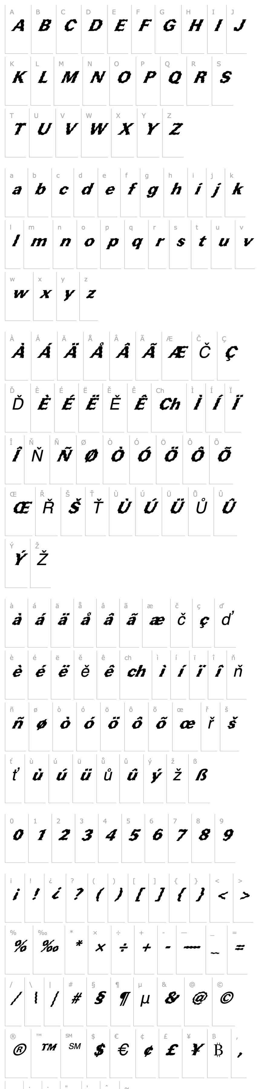 Overview FZ ROMAN 37 WAVEY ITALIC