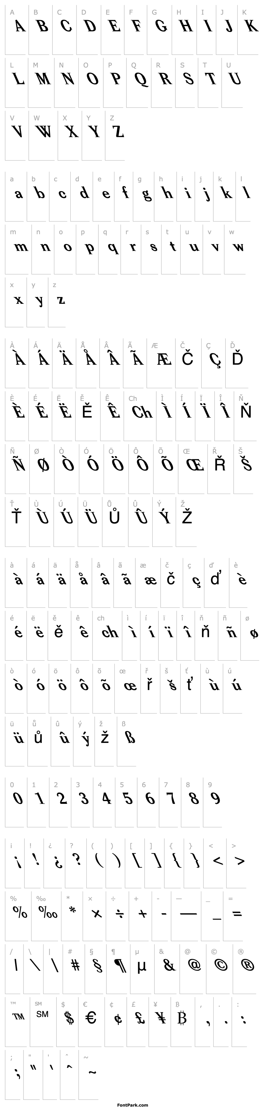 Overview FZ ROMAN 39 LEFTY