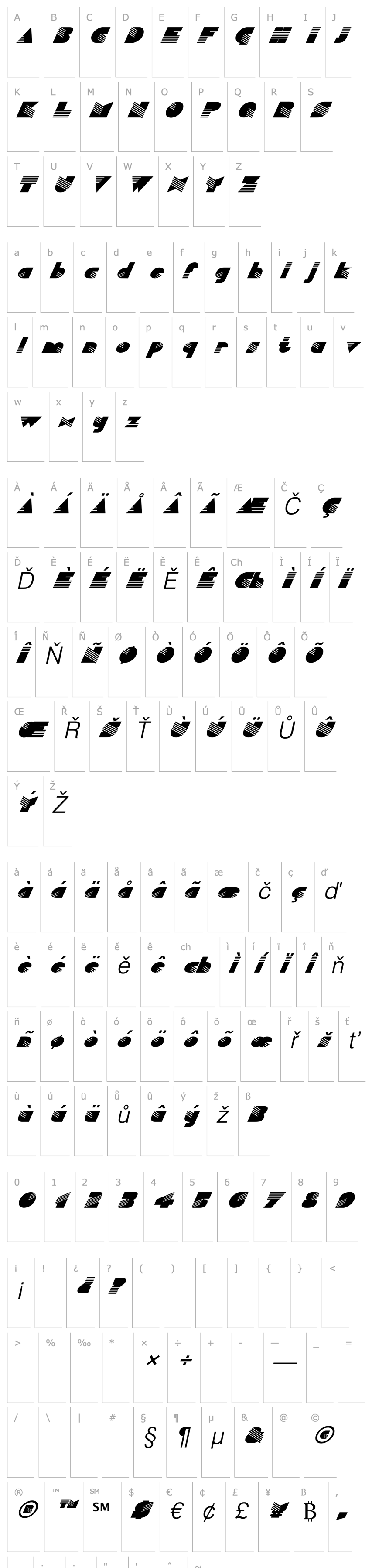 Overview FZ UNIQUE 11 ITALIC