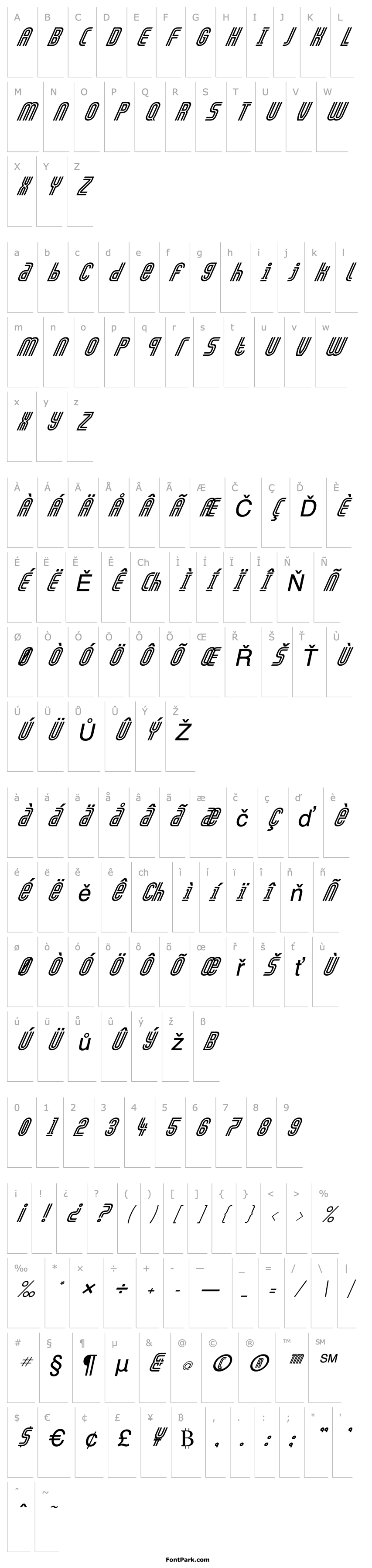 Overview FZ UNIQUE 13 ITALIC