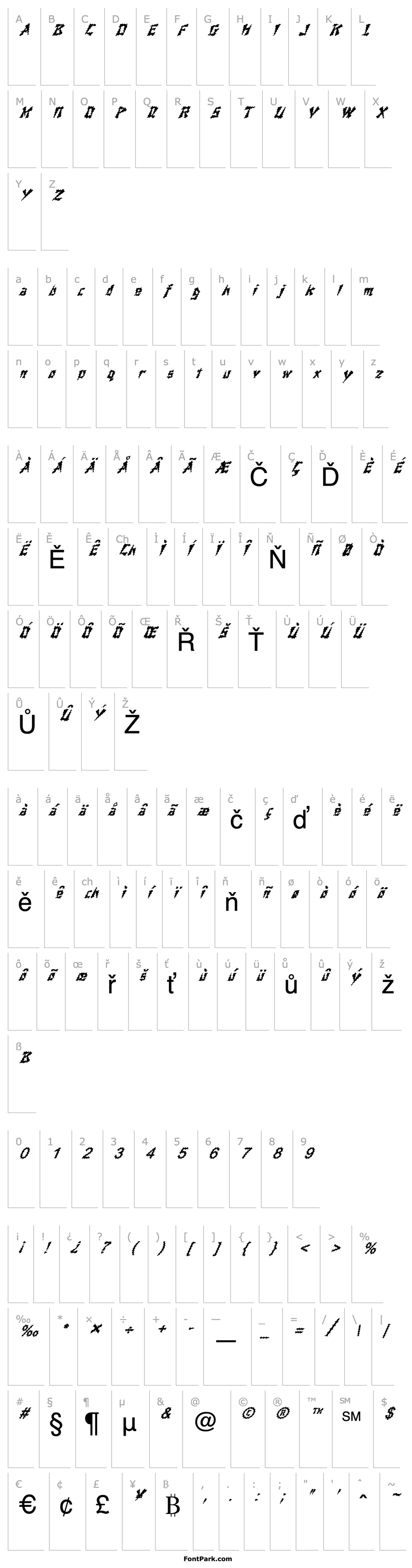 Přehled FZ UNIQUE 21 SPIKED ITALIC