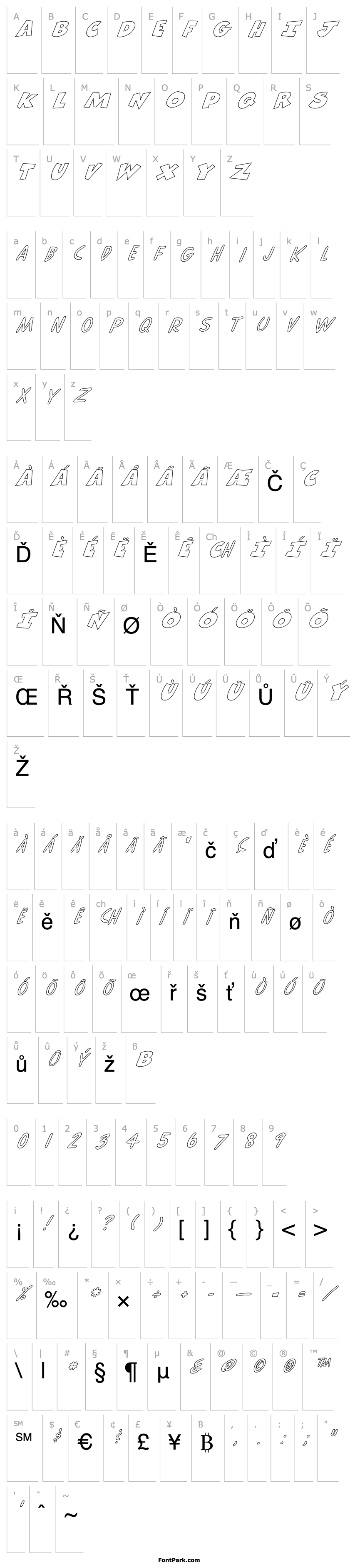 Overview FZ UNIQUE 30 HOLLOW ITALIC